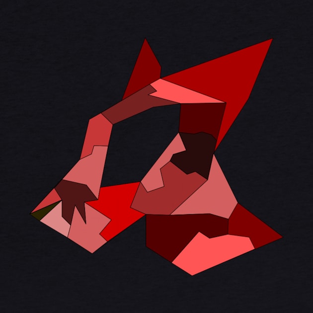 Origami Wolf Head by Rigel401